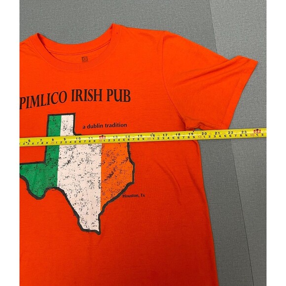 Pimlico Irish Pub Houston 'Go Green'  Craft Graphic T-Shirt Size M - Picture 3 of 7